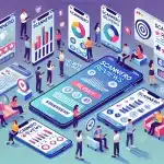 Scannero reviews : amazing results! 🎉 Dall·e 2024 06 19 10. 48. 48 isometric illustration for an article titled scannero reviews. The image features people interacting with various large smartphone screens showcasin