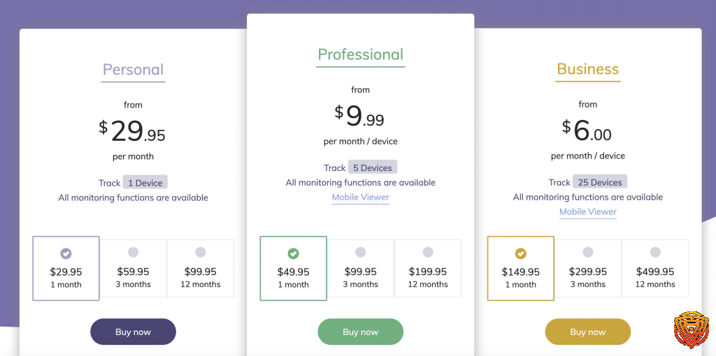 Hoverwatch pricing