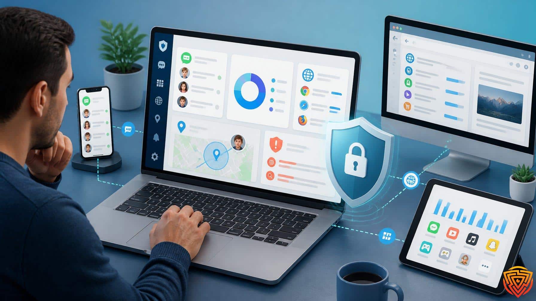 Webwatcher parental monitoring software review illustration