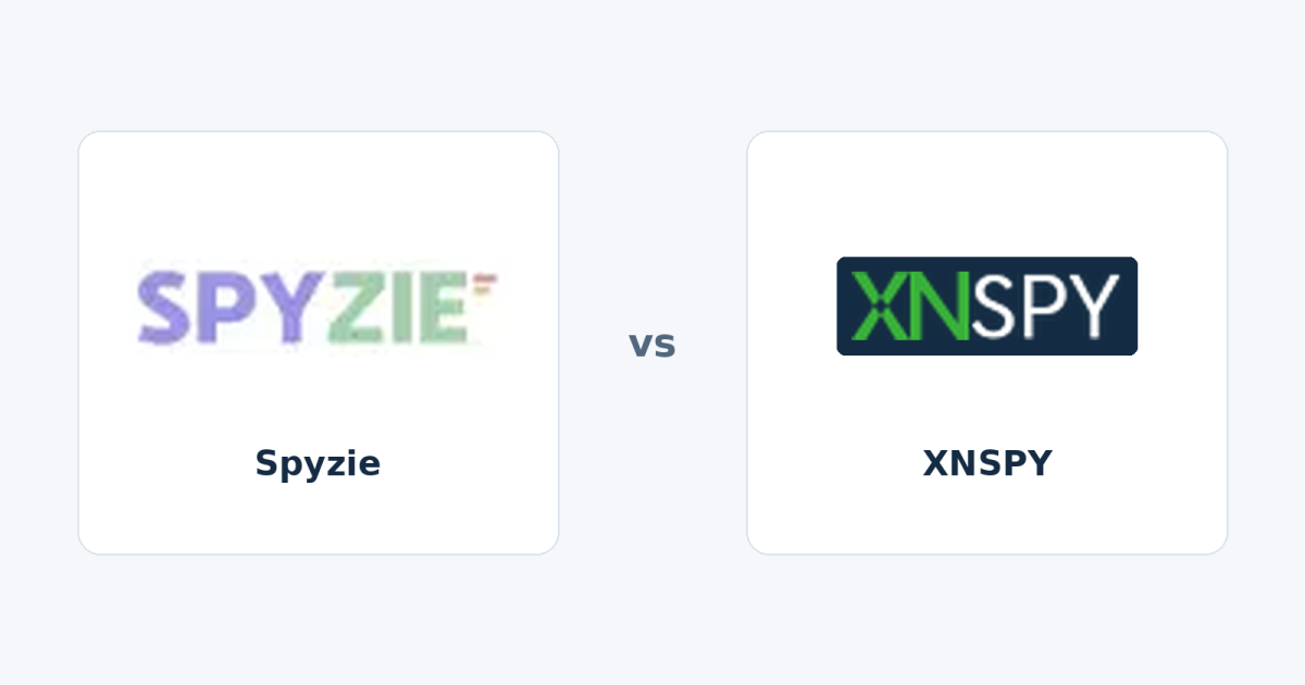Spyzie and xnspy official identities in a neutral sidebyside comparison
