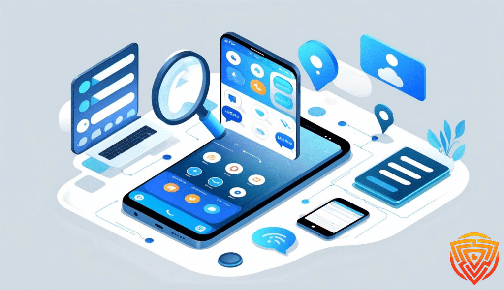 Cheating spouse apps comparison showing phone monitoring features, location alerts and message activity
