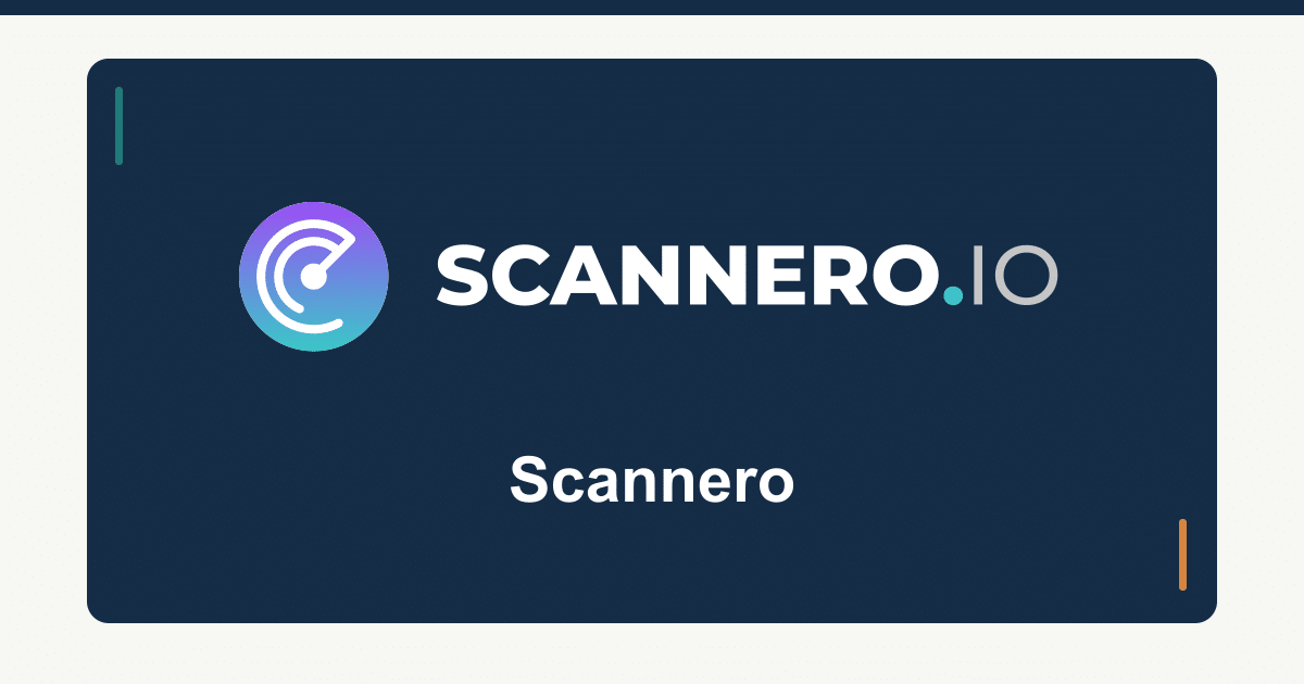 Scannero official logo in impulsec review cover