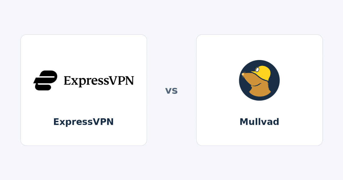 Expressvpn and mullvad official identities in a neutral sidebyside comparison